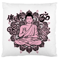 Ornate Buddha Standard Flano Cushion Case (two Sides) by Valentinaart