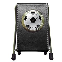 Soccer Ball Pen Holder Desk Clocks by BangZart