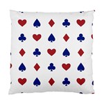 Playing Cards Hearts Diamonds Standard Cushion Case (Two Sides) Front