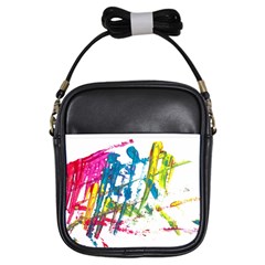 No 128 Girls Sling Bags by AdisaArtDesign