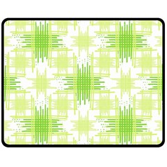 Intersecting Lines Pattern Fleece Blanket (medium)  by dflcprints