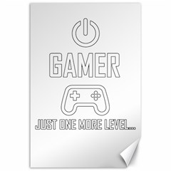 Gamer Canvas 24  X 36  by Valentinaart