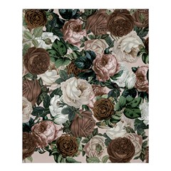 Rose Bushes Brown Shower Curtain 60  X 72  (medium)  by snowwhitegirl