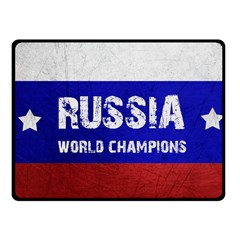 Football World Cup Fleece Blanket (small) by Valentinaart