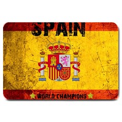 Football World Cup Large Doormat  by Valentinaart