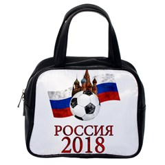 Russia Football World Cup Classic Handbags (one Side) by Valentinaart