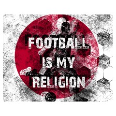 Football Is My Religion Double Sided Flano Blanket (medium)  by Valentinaart