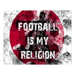 Football Is My Religion Double Sided Flano Blanket (large)  by Valentinaart