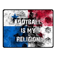 Football Is My Religion Double Sided Fleece Blanket (small)  by Valentinaart