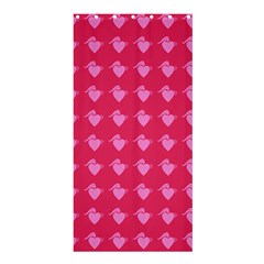 Punk Heart Pink Shower Curtain 36  X 72  (stall)  by snowwhitegirl