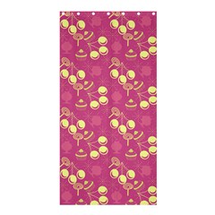 Yellow Pink Cherries Shower Curtain 36  X 72  (stall)  by snowwhitegirl