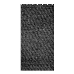 Black Denim Shower Curtain 36  X 72  (stall)  by snowwhitegirl