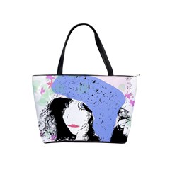 Girl With Hat Classic Shoulder Handbag by snowwhitegirl