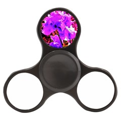 Abstract Ultra Violet Purple Iris On Red And Pink Finger Spinner by myrubiogarden