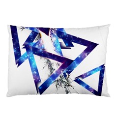 Metal Triangle Pillow Case by Mariart