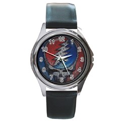 Grateful Dead Logo Round Metal Watch by Sudhe