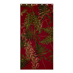 Fern Red Shower Curtain 36  X 72  (stall)  by snowwhitegirl