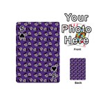 Daisy Purple Playing Cards 54 Designs (Mini) Front - Spade5