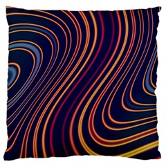 Fractal Mathematics Generated Standard Flano Cushion Case (one Side) by Bajindul