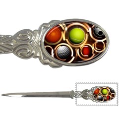 Sport Ball Tennis Golf Football Letter Opener by HermanTelo