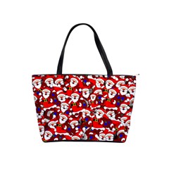 Nicholas Santa Christmas Pattern Classic Shoulder Handbag by Wegoenart