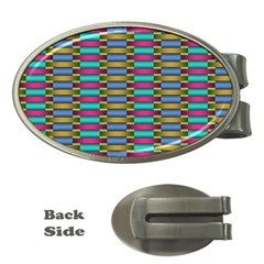 Seamless Tile Pattern Money Clips (oval)  by HermanTelo