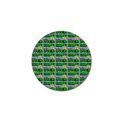 Game Over Karate And Gaming - Pixel Martial Arts Golf Ball Marker by DinzDas