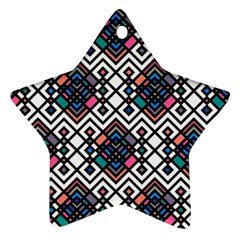 Boho Geometric Ornament (star) by tmsartbazaar