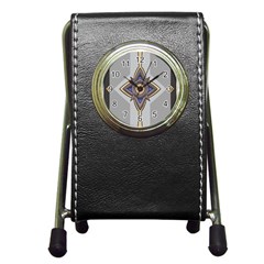 Abiogenisis Pen Holder Desk Clock by sacredsymbology