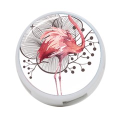 Watercolor Flamingo 4-port Usb Hub (two Sides) by webstylecreations