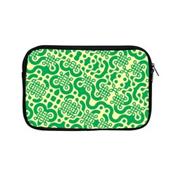 Liquid Art Pouring Abstract Seamless Pattern Lover Green Maze Apple Macbook Pro 13  Zipper Case by artico