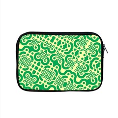 Liquid Art Pouring Abstract Seamless Pattern Lover Green Maze Apple Macbook Pro 15  Zipper Case by artico