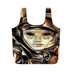 Artistic Venetian Mask Full Print Recycle Bag (m) by ConteMonfrey