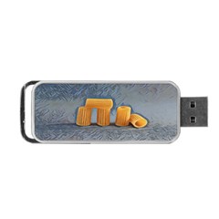 Pasta Is Art - Italian Food Portable Usb Flash (two Sides) by ConteMonfrey