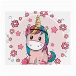 Cartoon Unicorn Fantasy Small Glasses Cloth (2 Sides) Front