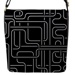 Illustration Circuit Cpu Pcb Electronic Wires Flap Closure Messenger Bag (s) by Wegoenart