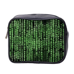 Matrix Technology Tech Data Digital Network Mini Toiletries Bag (two Sides) by Wegoenart