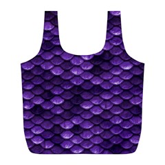 Purple Scales! Full Print Recycle Bag (l) by fructosebat