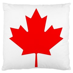 Canada Flag Canadian Flag View Large Premium Plush Fleece Cushion Case (two Sides) by Ravend