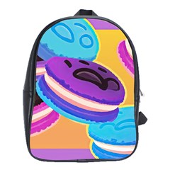 Cookies Chocolate Cookies Sweets Snacks Baked Goods Food School Bag (xl) by Ravend