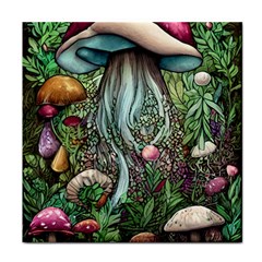 Craft Mushroom Face Towel by GardenOfOphir