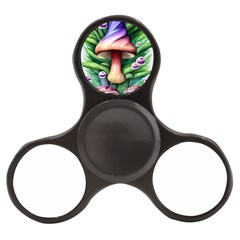 Tiny Mushroom Forest Antique Finger Spinner by GardenOfOphir