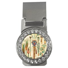 Egyptian Paper Papyrus Hieroglyphs Money Clips (cz)  by Mog4mog4