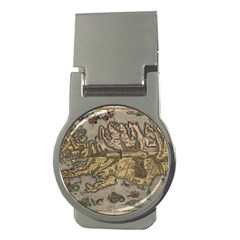 Iceland Cartography Map Renaissance Money Clips (round)  by B30l