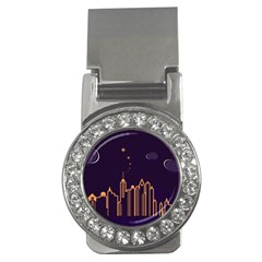 Skyscraper-town-urban-towers Money Clips (cz)  by Wav3s