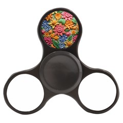 Flower Bloom Embossed Pattern Finger Spinner by Vaneshop