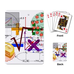 Mathematics Formula Physics School Playing Cards Single Design (rectangle) by Grandong