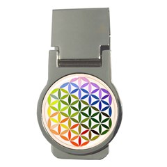 Mandala Rainbow Colorful Money Clips (round)  by Bedest