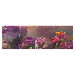 Floral Blossoms  Banner And Sign 12  X 4  by Internationalstore