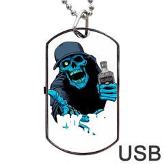 Bourbon T- Shirt Funny Bourbon T- Shirt Dog Tag Usb Flash (one Side) by JamesGoode